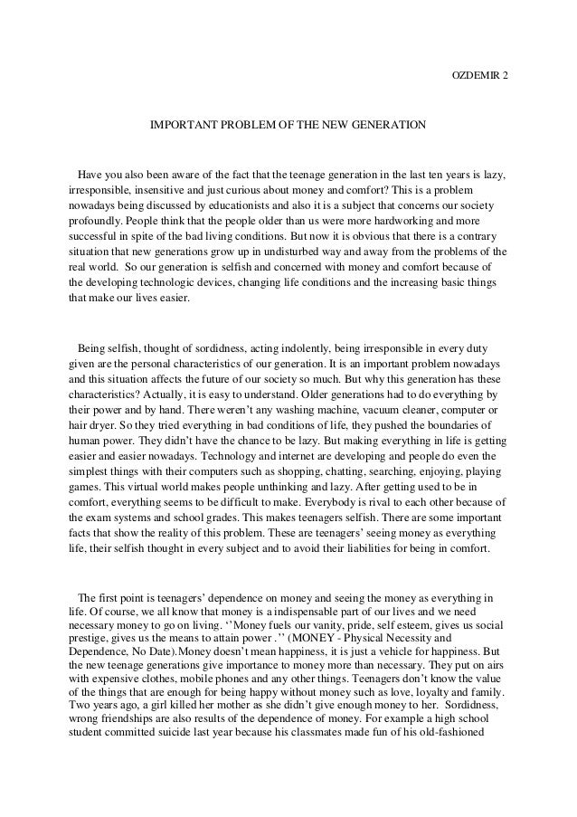 example of narrative essay about family